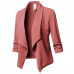 Womens Lightweight Classic Draped Open Front Blazer with Plus Size Ladies Jakcet