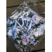 Women flower Girl Fairy Purple wedding Bride Party Hair Headband Crown Garland