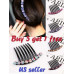 High quality 7 Tooth  Rhinestone French Twist Comb Hair Clip Hair Side Combs 