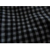 Women's Plaid Black White Wrap Long-sleeved Top Blouse Shirt Size Small