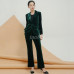 Womens Suit Slim fit Coat Velvet Party Prom Casual 2pcs Jacket Long Pants SIZE