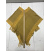 Womens Yellow Knit Tassel Shawl Pullover One Size